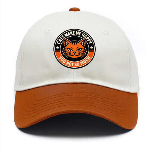 Joyful Whiskers Emblem - Two Tone Cap