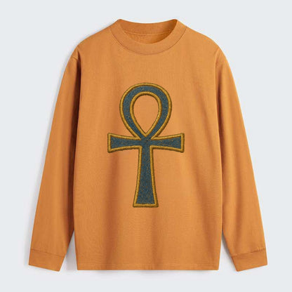 Ankh - Classic Long Sleeve Shirt - Orange