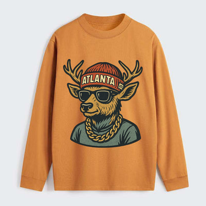 "deer" "atlanta" "atl" "red" "us South" - Classic Long Sleeve Shirt - Orange