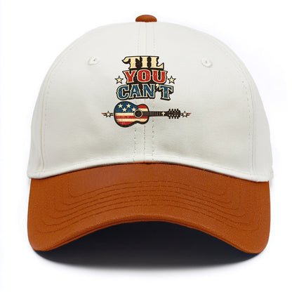Til You Cant - Flag Guitar - Two Tone Cap - Orange