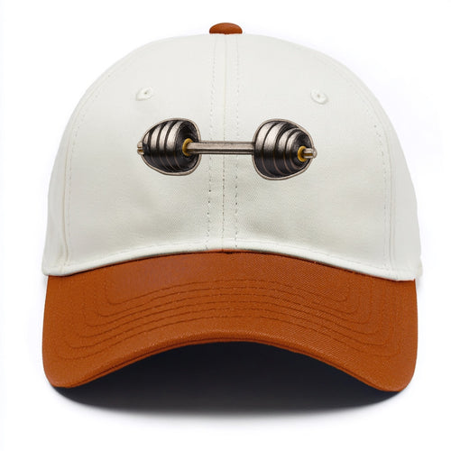 WEIGHTLIFTING BARBELL - heavy barbell with plates in - Two Tone Cap