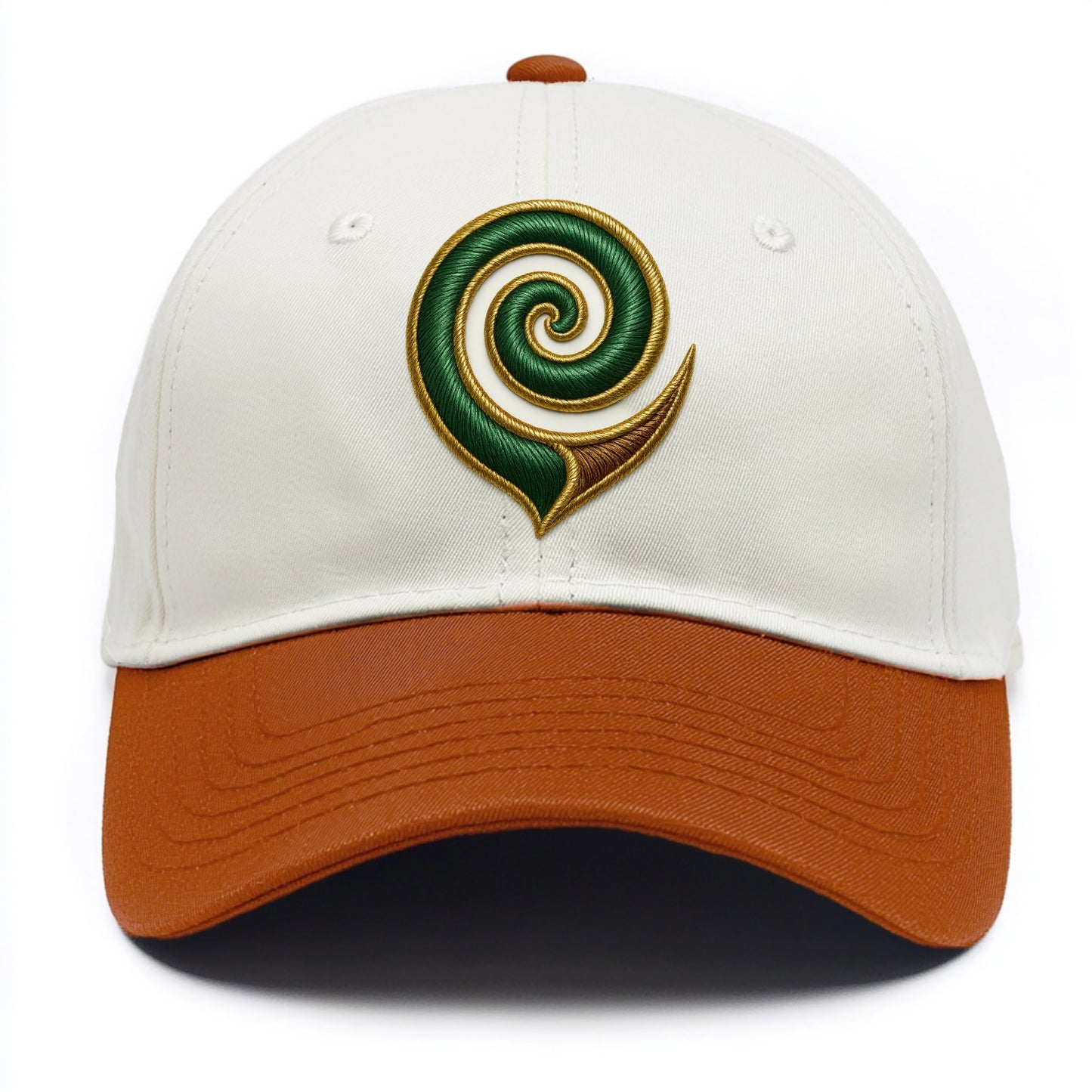 Maori Koru  - Two Tone Cap - Orange