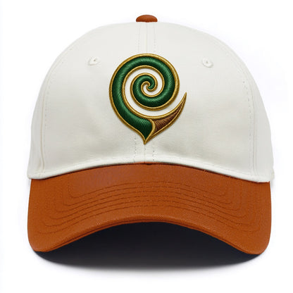 Maori Koru  - Two Tone Cap - Orange