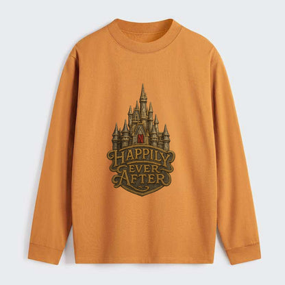 Happily Ever After  - Classic Long Sleeve Shirt - Orange
