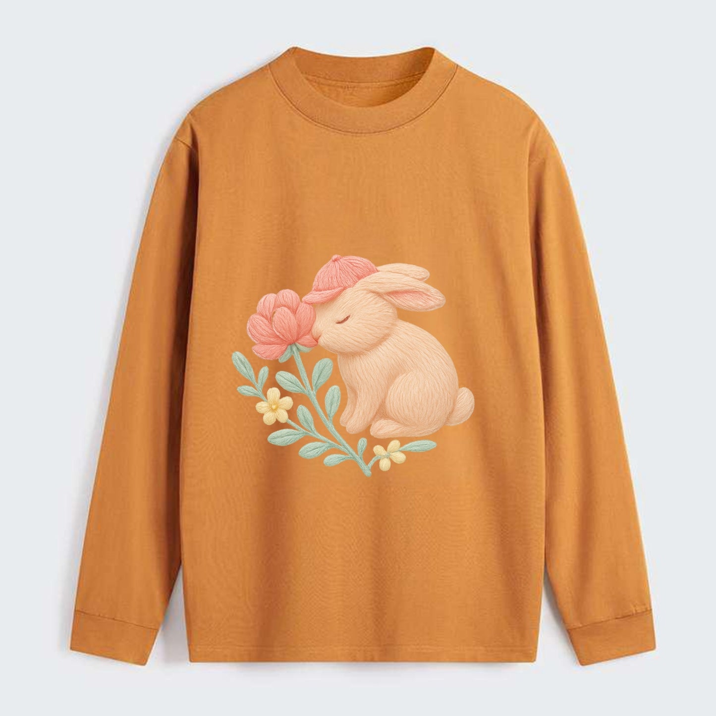 Peach Bunny - Classic Long Sleeve Shirt - Orange