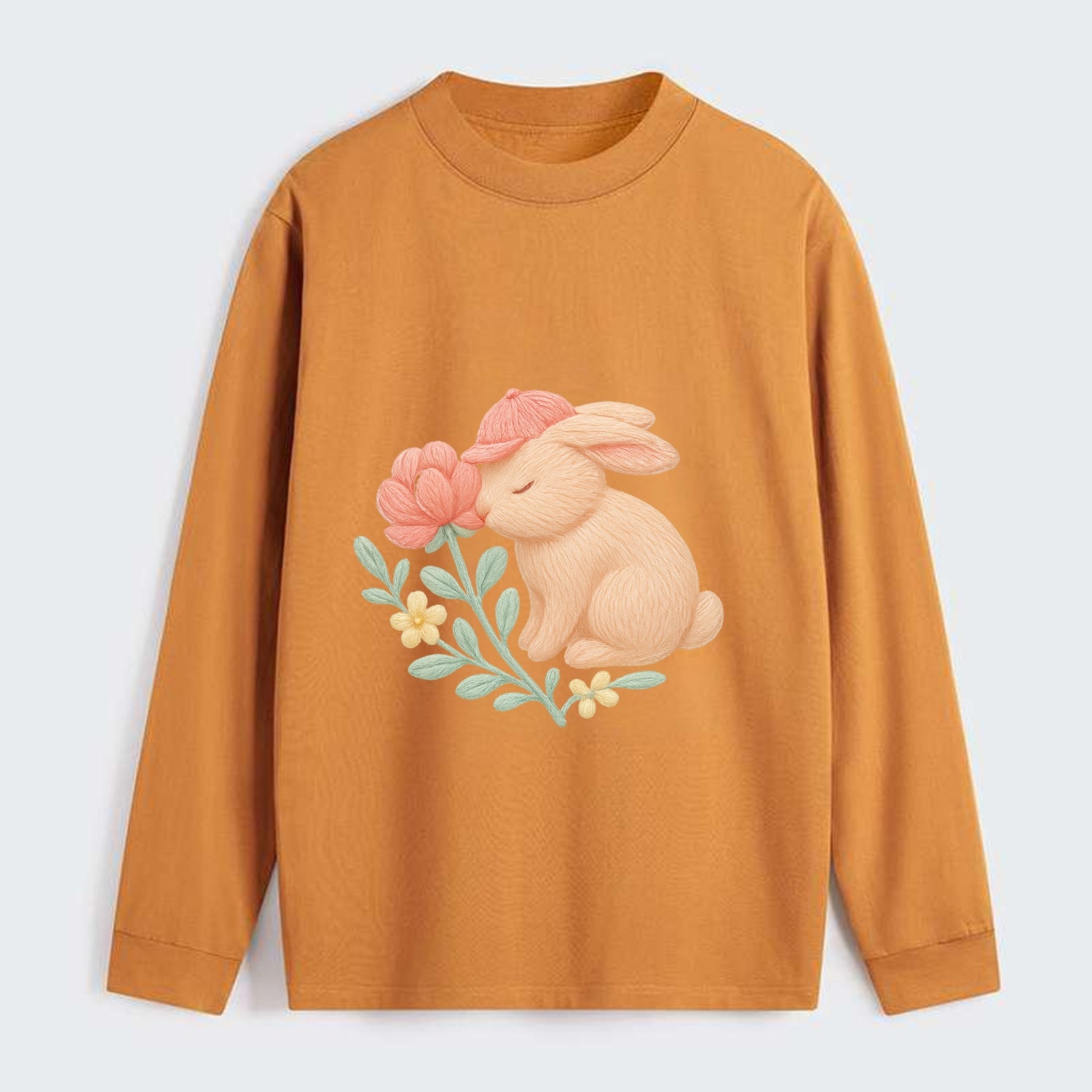 Peach Bunny - Classic Long Sleeve Shirt - Orange