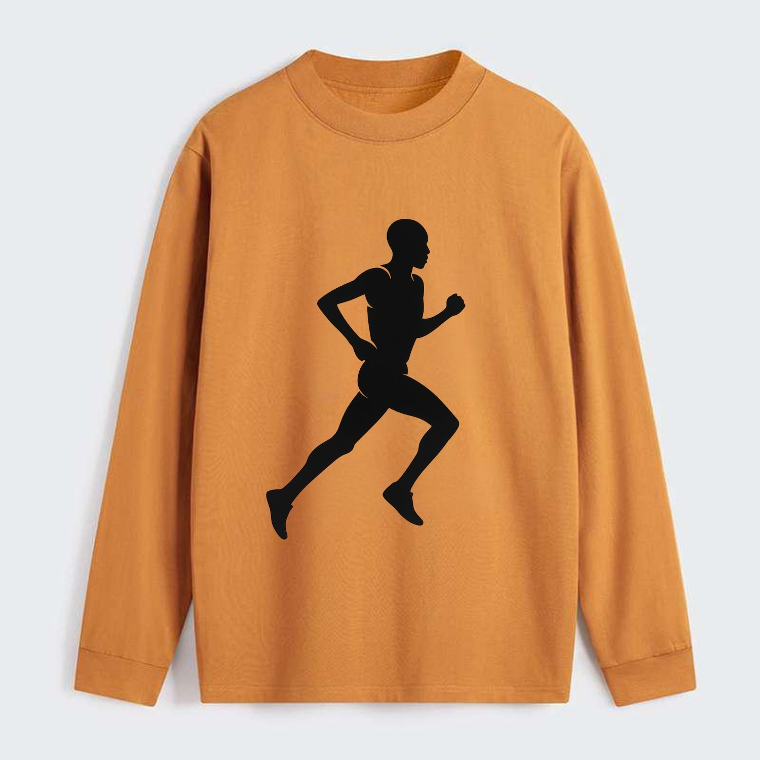 Kenyan distance runner stride - Classic Long Sleeve Shirt - Orange
