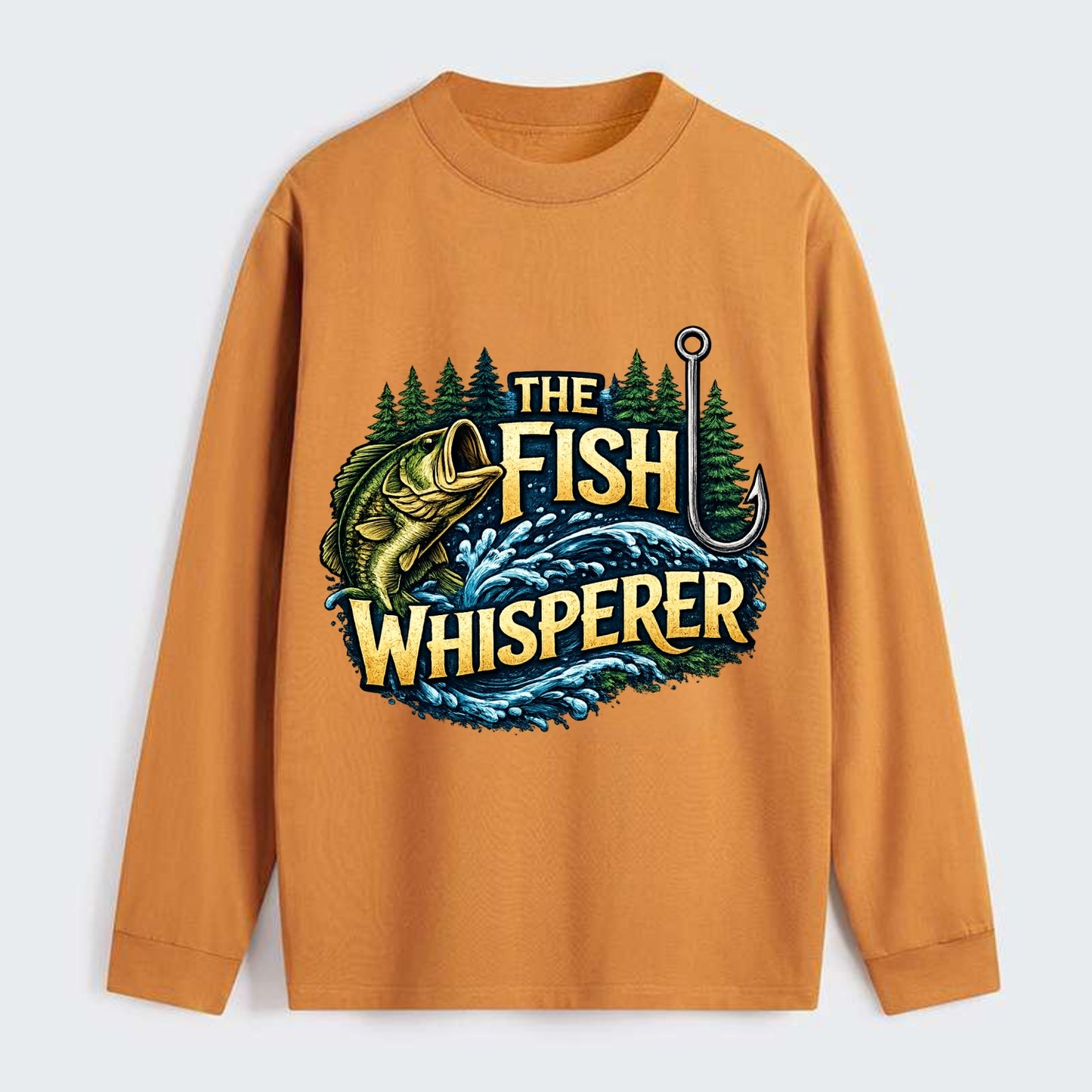 Fish Whisperer - Classic Long Sleeve Shirt - Orange