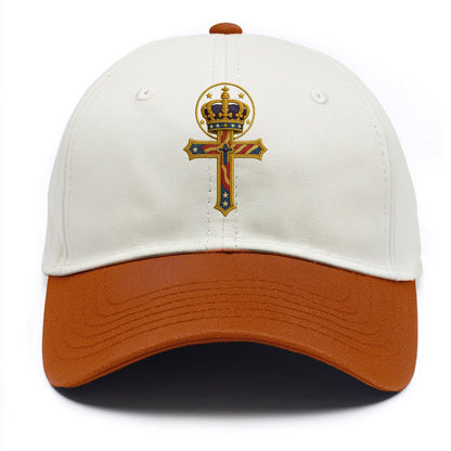 Cross and Crown  - Two Tone Cap - Orange