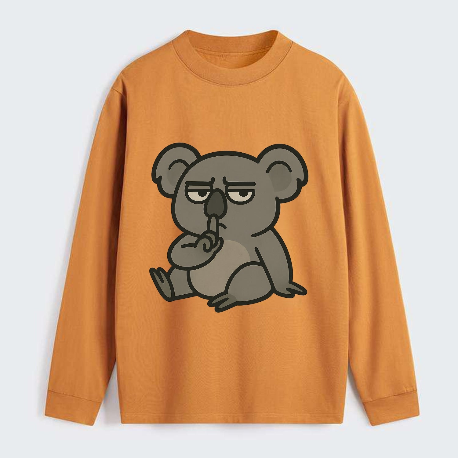 The Koala Judging - Classic Long Sleeve Shirt - Orange