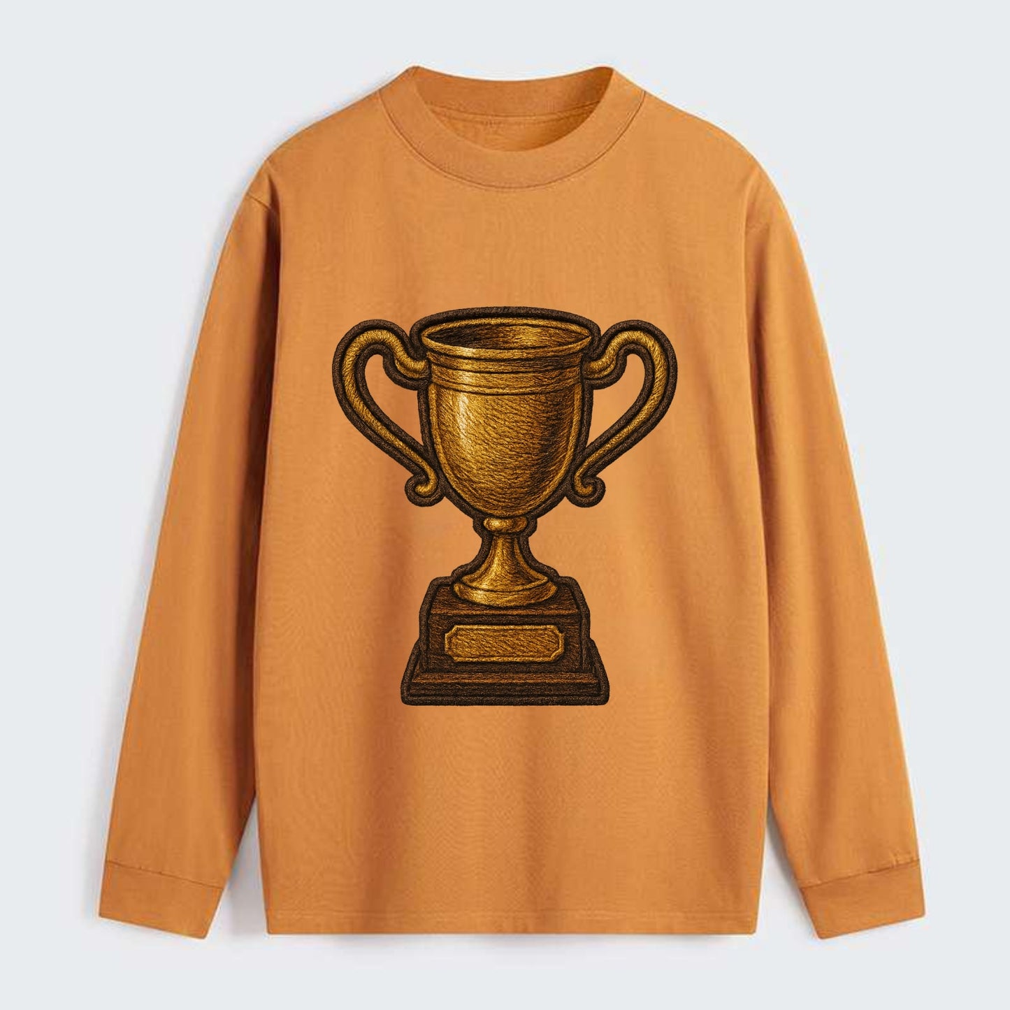 Trophy Cup  - Classic Long Sleeve Shirt - Orange