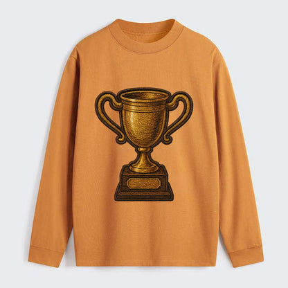 Trophy Cup  - Classic Long Sleeve Shirt - Orange