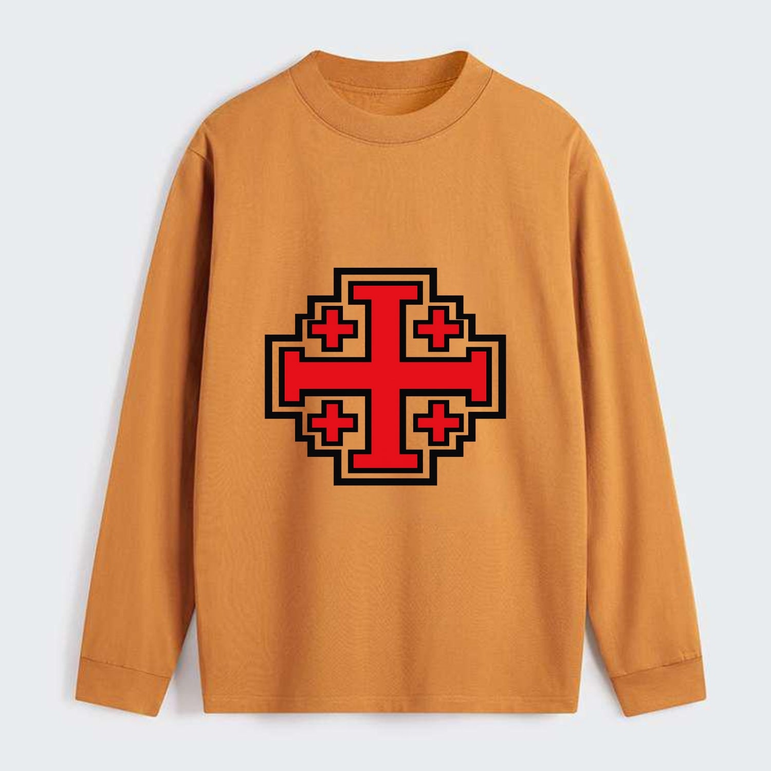 Heritage of Faith - Classic Long Sleeve Shirt - Orange