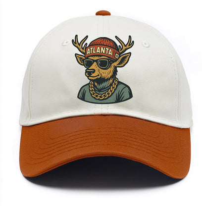"deer" "atlanta" "atl" "red" "us South" - Two Tone Cap - Orange