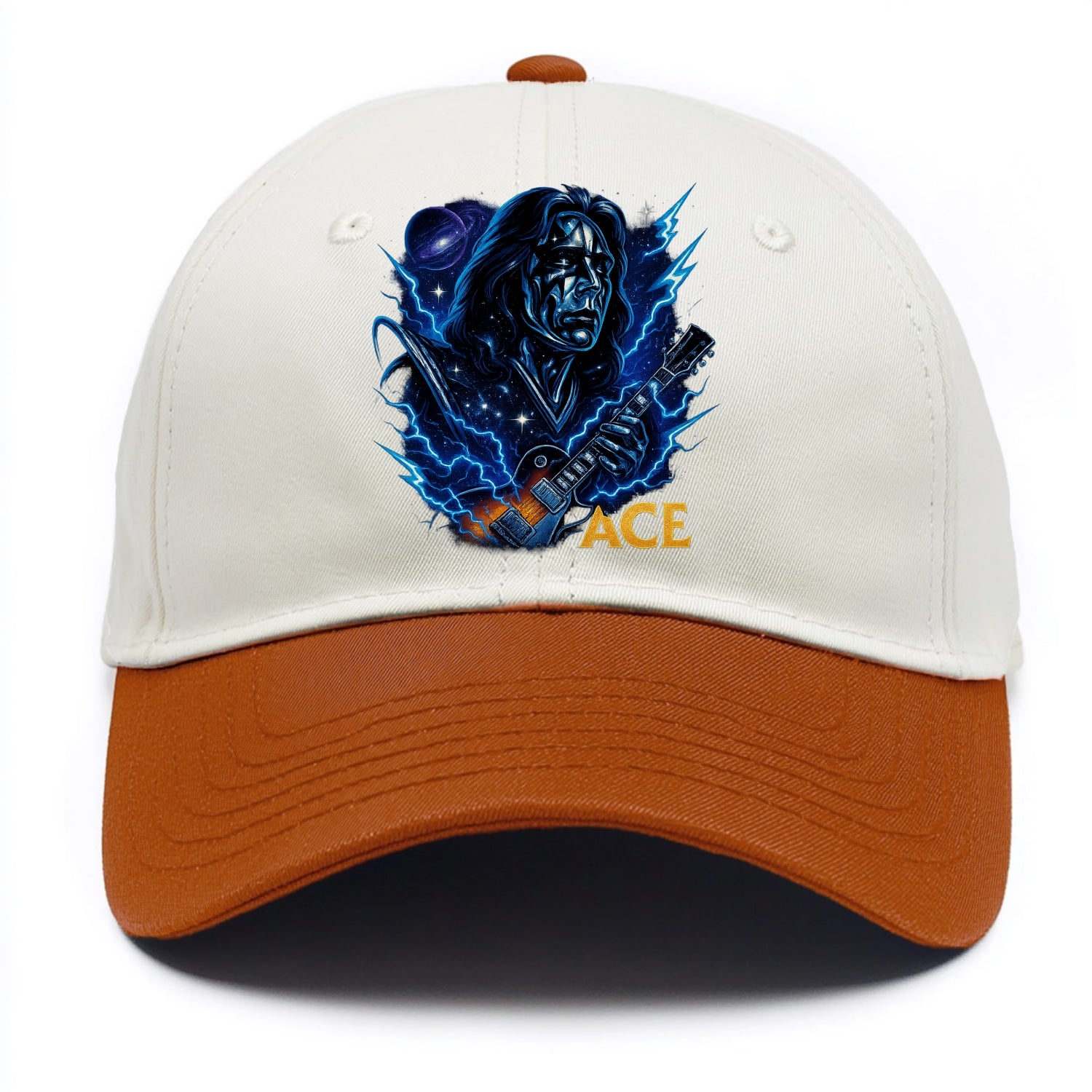 Cosmic Chrome Portrait - Two Tone Cap - Orange