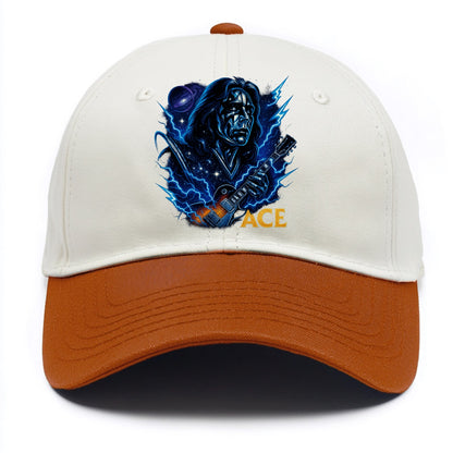 Cosmic Chrome Portrait - Two Tone Cap - Orange