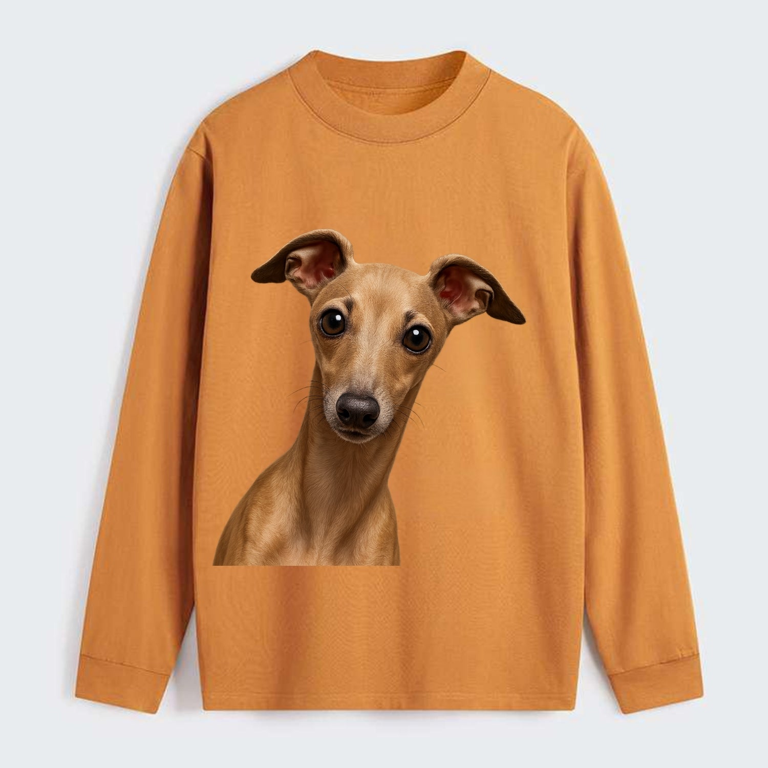 Italian Greyhound  - Classic Long Sleeve Shirt - Orange