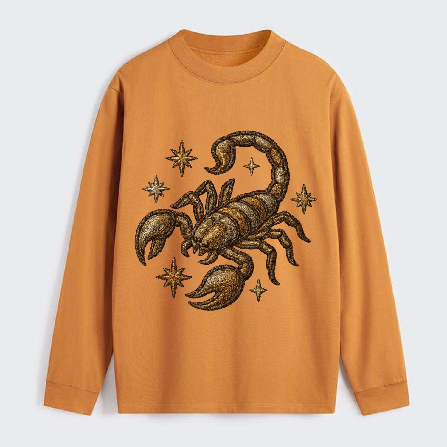 Scorpio Scorpion  - Classic Long Sleeve Shirt - Orange