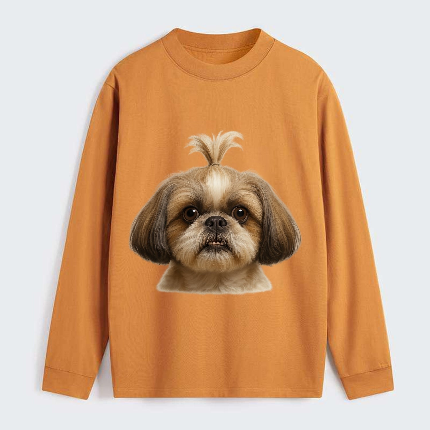 Shih Tzu  - Classic Long Sleeve Shirt - Orange