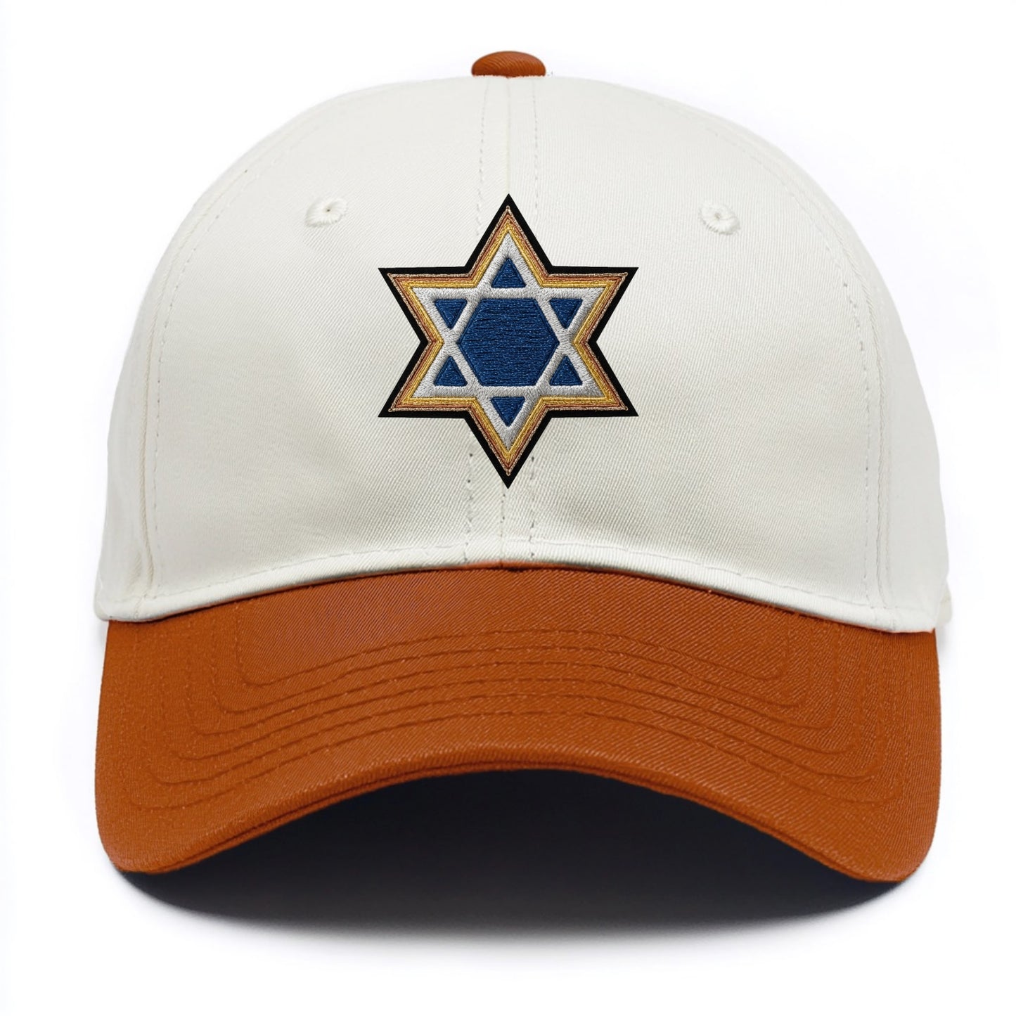 Star of David - Two Tone Cap - Orange