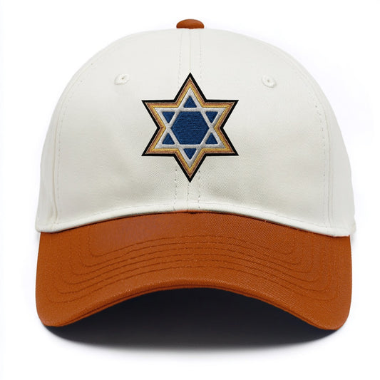 Star of David - Two Tone Cap - Orange