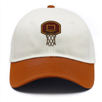Basketball Hoop  - Two Tone Cap - Orange