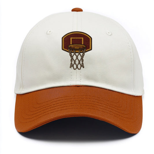 Basketball Hoop  - Two Tone Cap - Orange