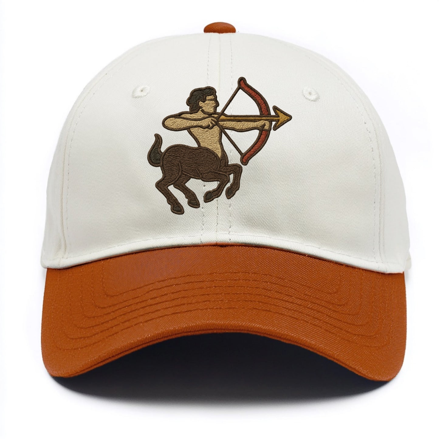 Sagittarius Arrow  - Two Tone Cap - Orange