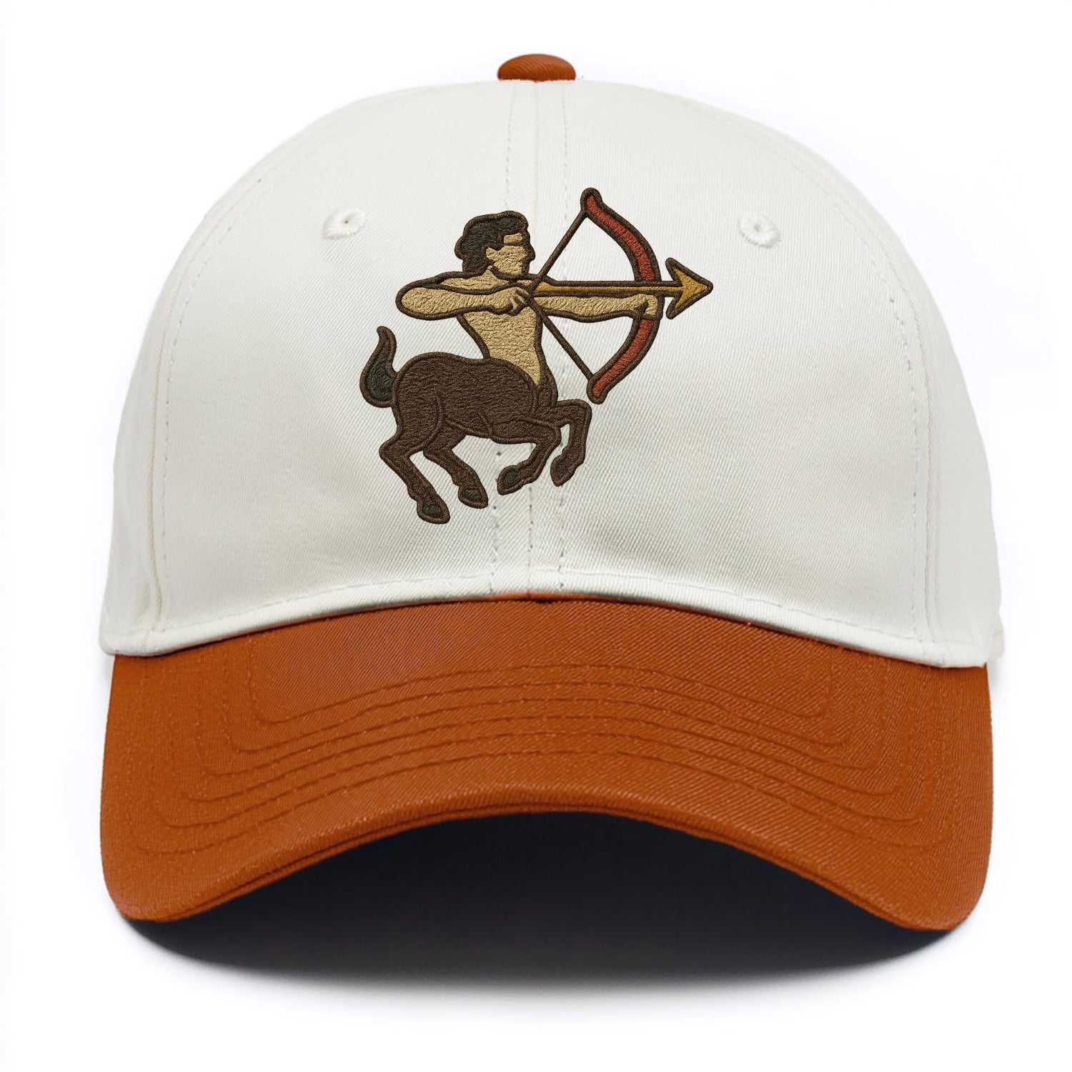 Sagittarius Arrow  - Two Tone Cap - Orange