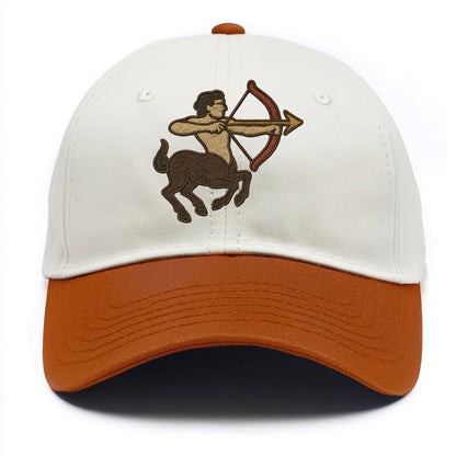 Sagittarius Arrow  - Two Tone Cap - Orange
