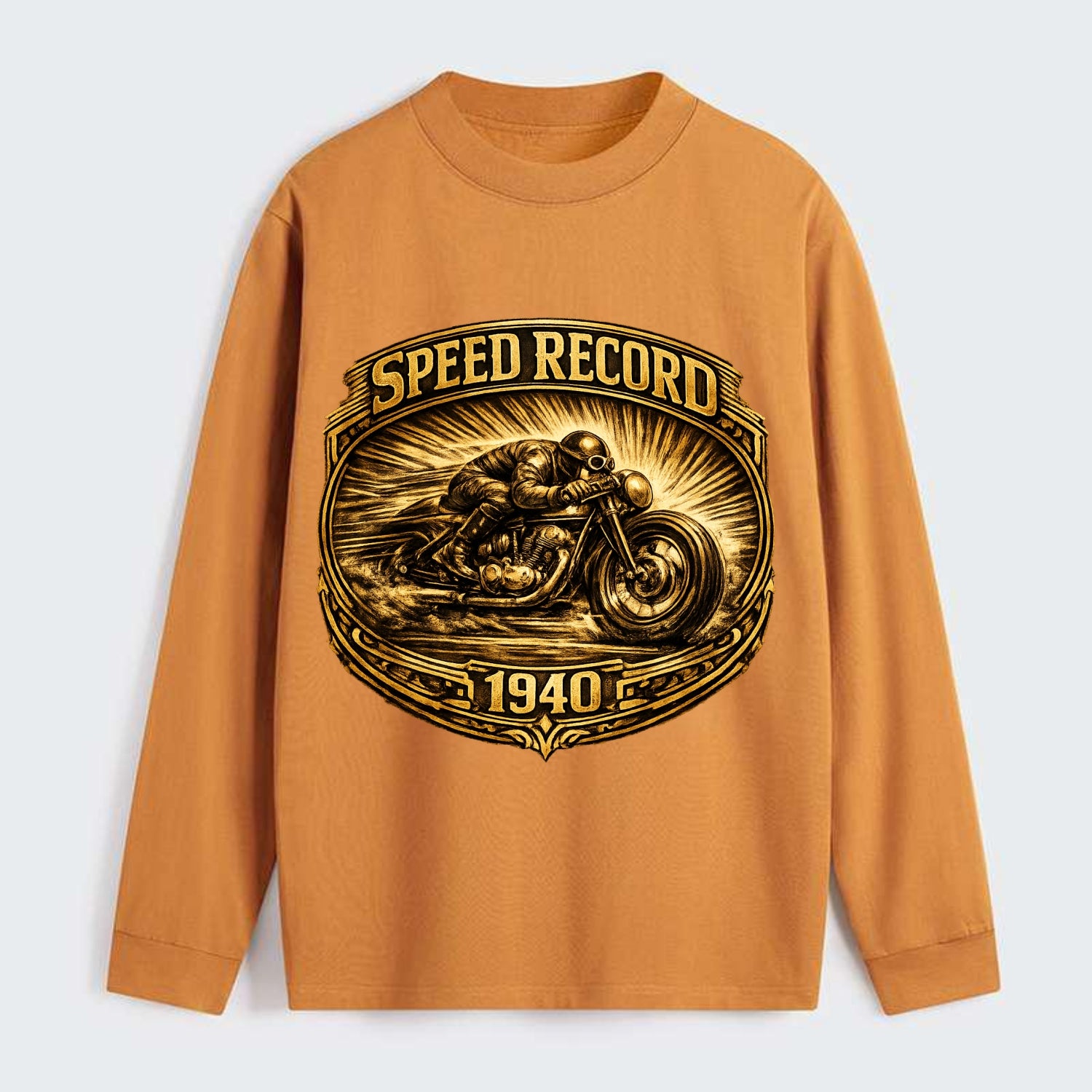 Speed Record Racer - Classic Long Sleeve Shirt - Orange