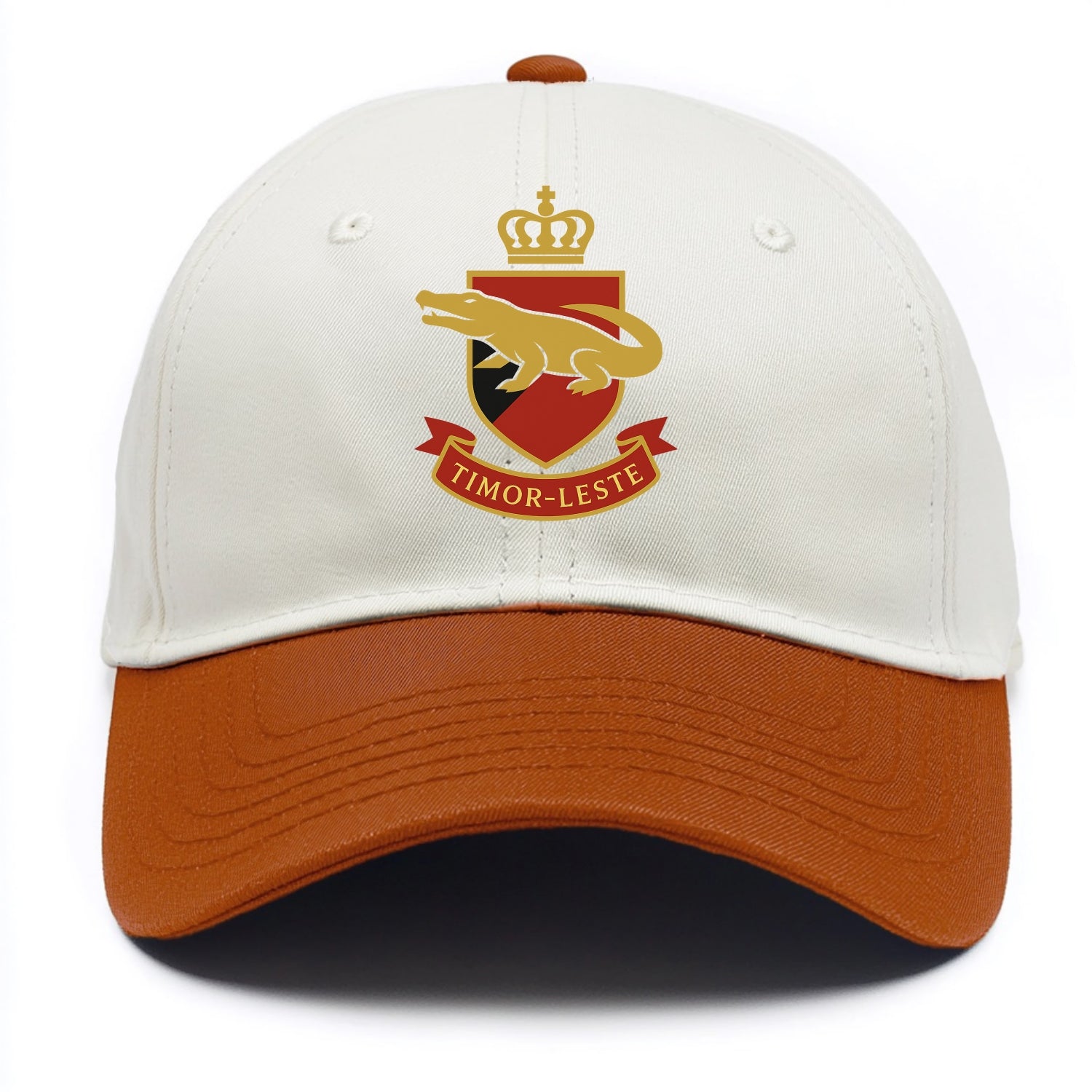 Timor-Leste Royal Logo  - Two Tone Cap - Orange