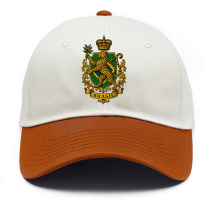 Brazil Jaguar Emblem  - Two Tone Cap - Orange