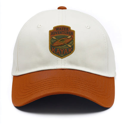 Kayak with paddle - water adventurer - Two Tone Cap - Orange