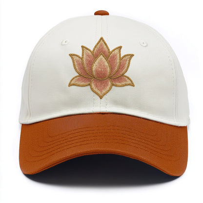 Lotus Flower - Two Tone Cap - Orange
