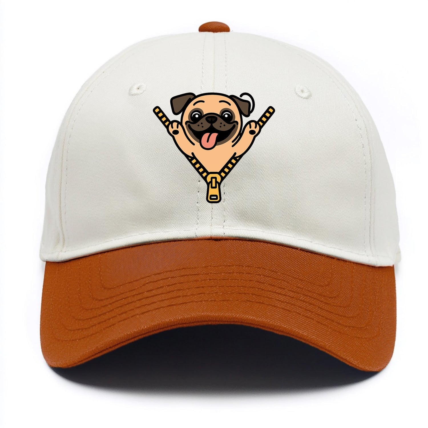 Pug - Two Tone Cap - Orange