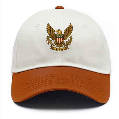 Usa Heritage Eagle 3 - Two Tone Cap - Orange