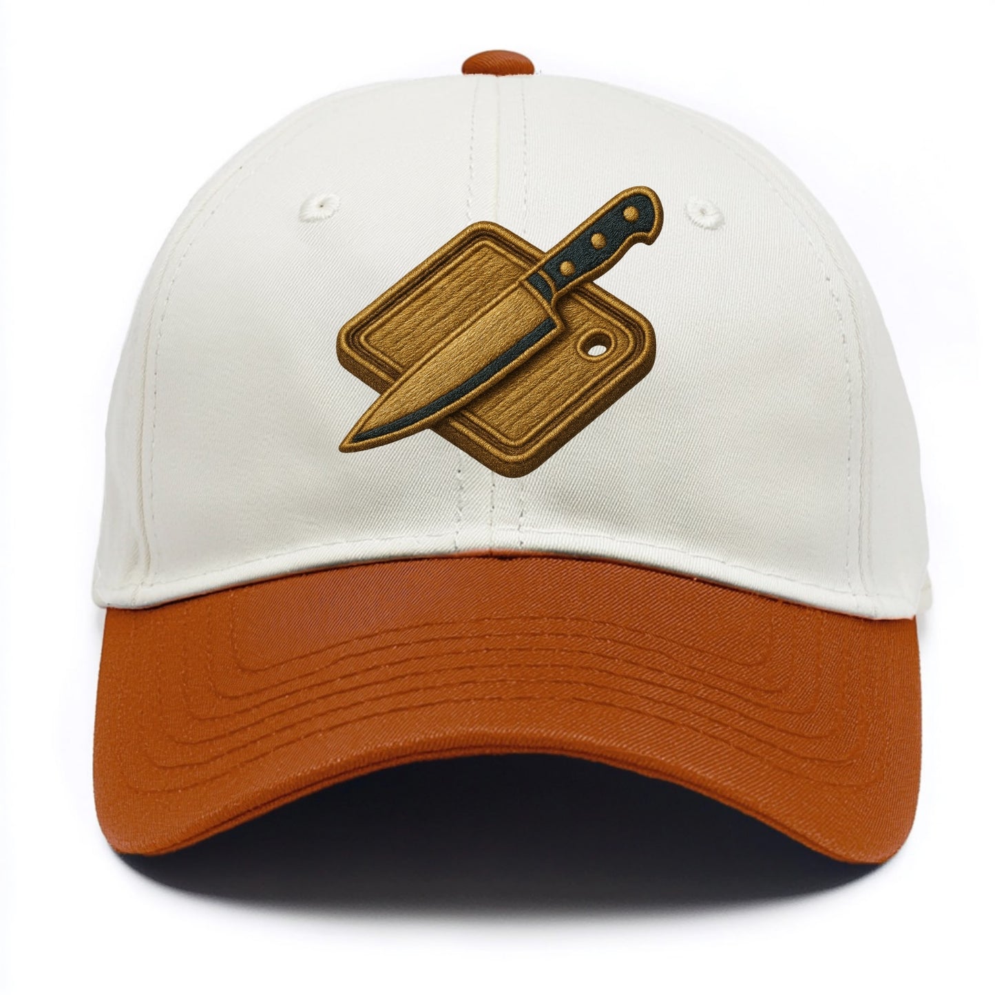 Chef knife with cutting board - culinary enthusiast - Two Tone Cap - Orange