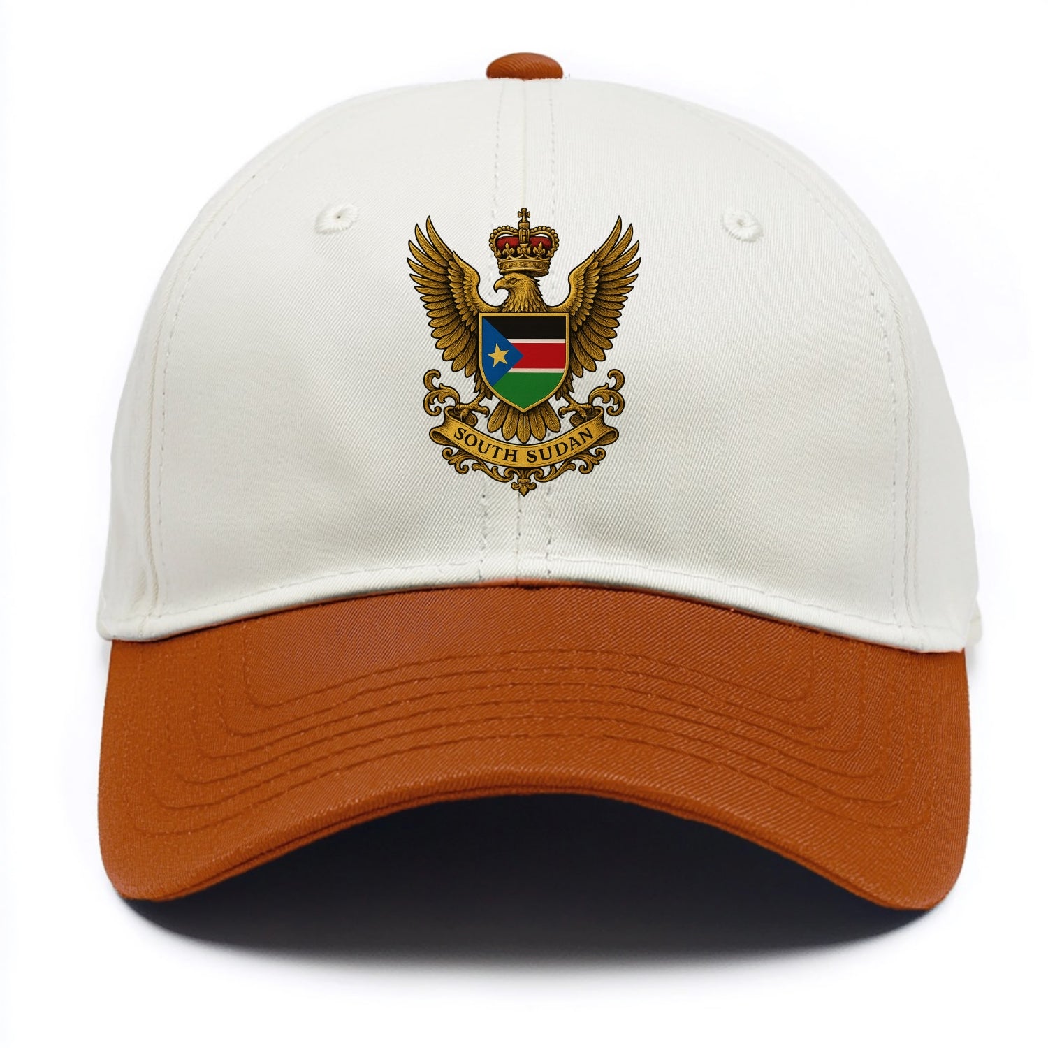 South Sudan Royal Logo  - Two Tone Cap - Orange