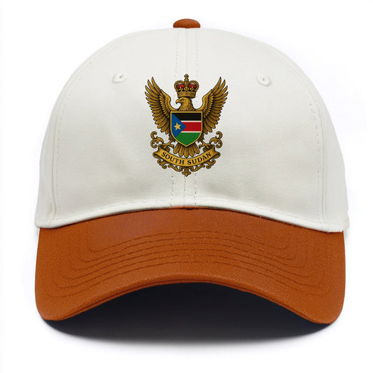 South Sudan Royal Logo  - Two Tone Cap - Orange