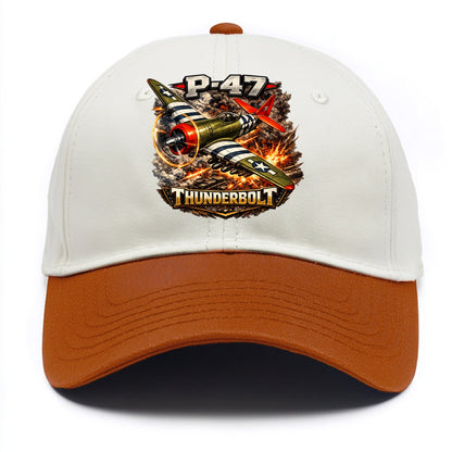 P 47 Thunderbolt - Two Tone Cap - Orange