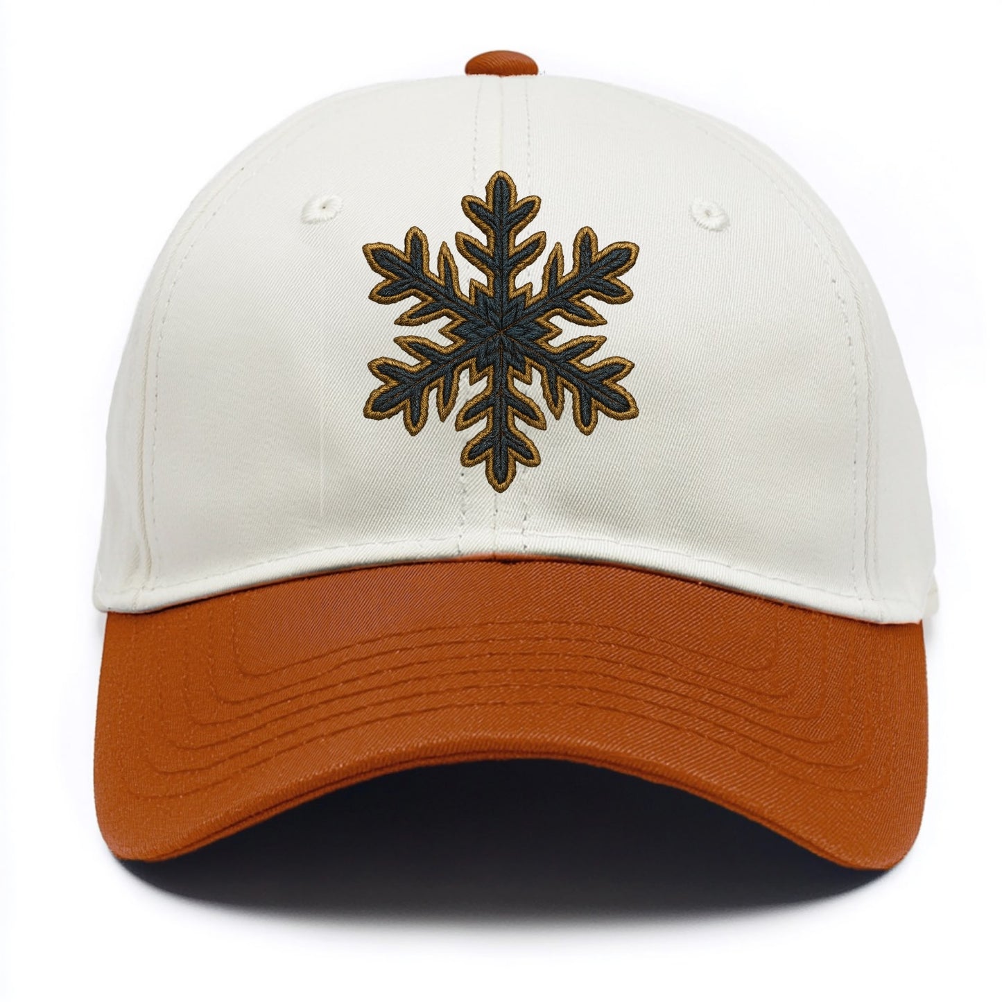 Snowflake  - Two Tone Cap - Orange
