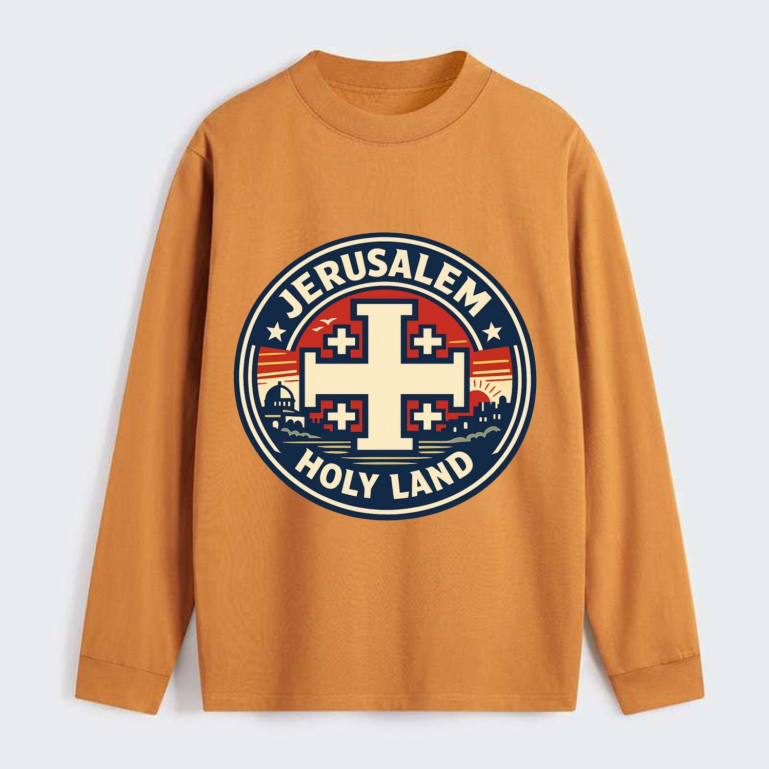 Heritage of the Cross - Classic Long Sleeve Shirt - Orange