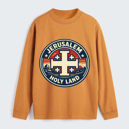 Heritage of the Cross - Classic Long Sleeve Shirt - Orange