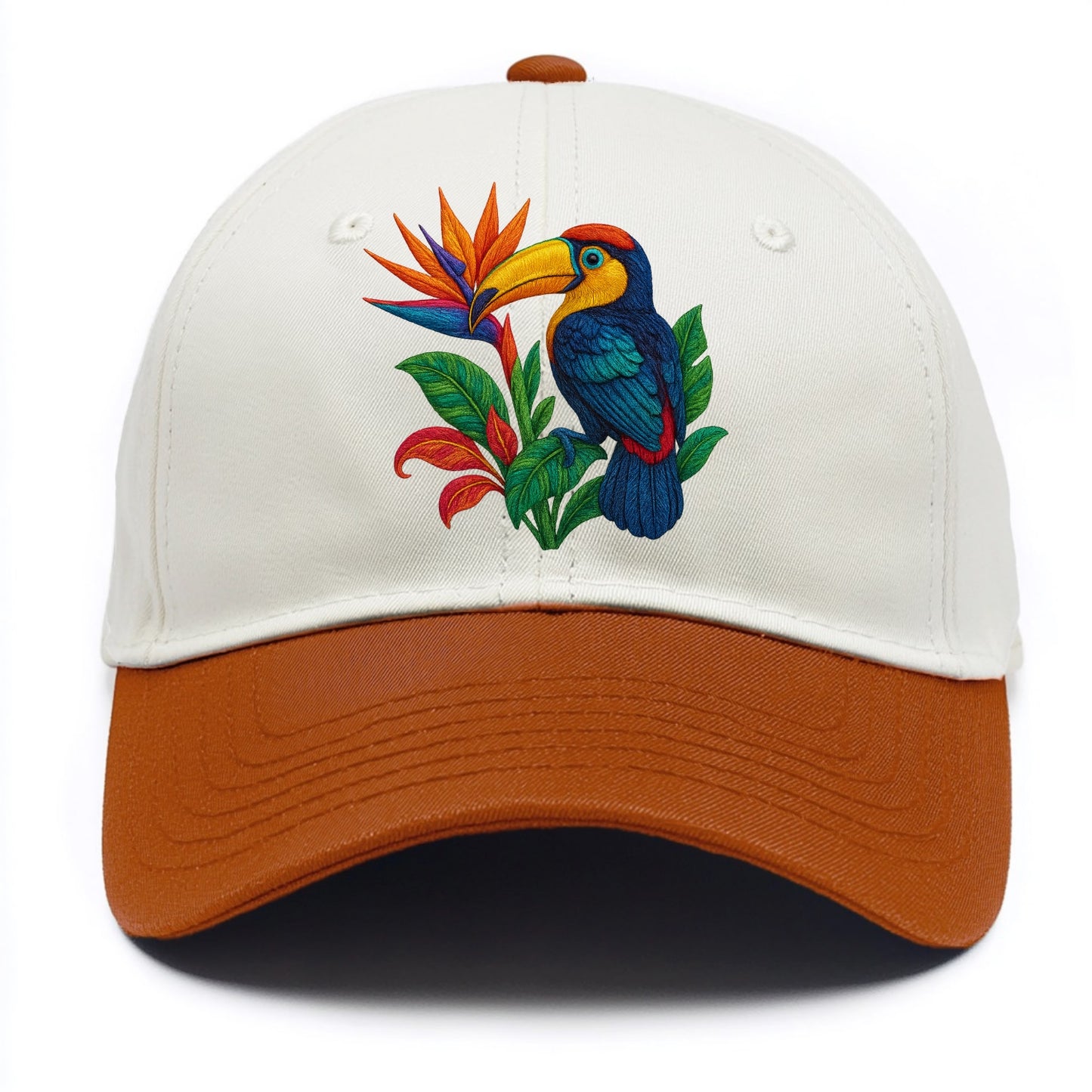 Toucan Paradise - Two Tone Cap - Orange