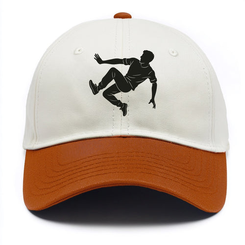 Parkour athlete wall run - Two Tone Cap