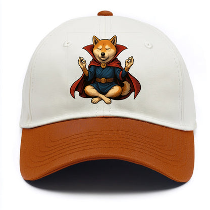 Shiba Inu Doctor Strange  - Two Tone Cap - Orange