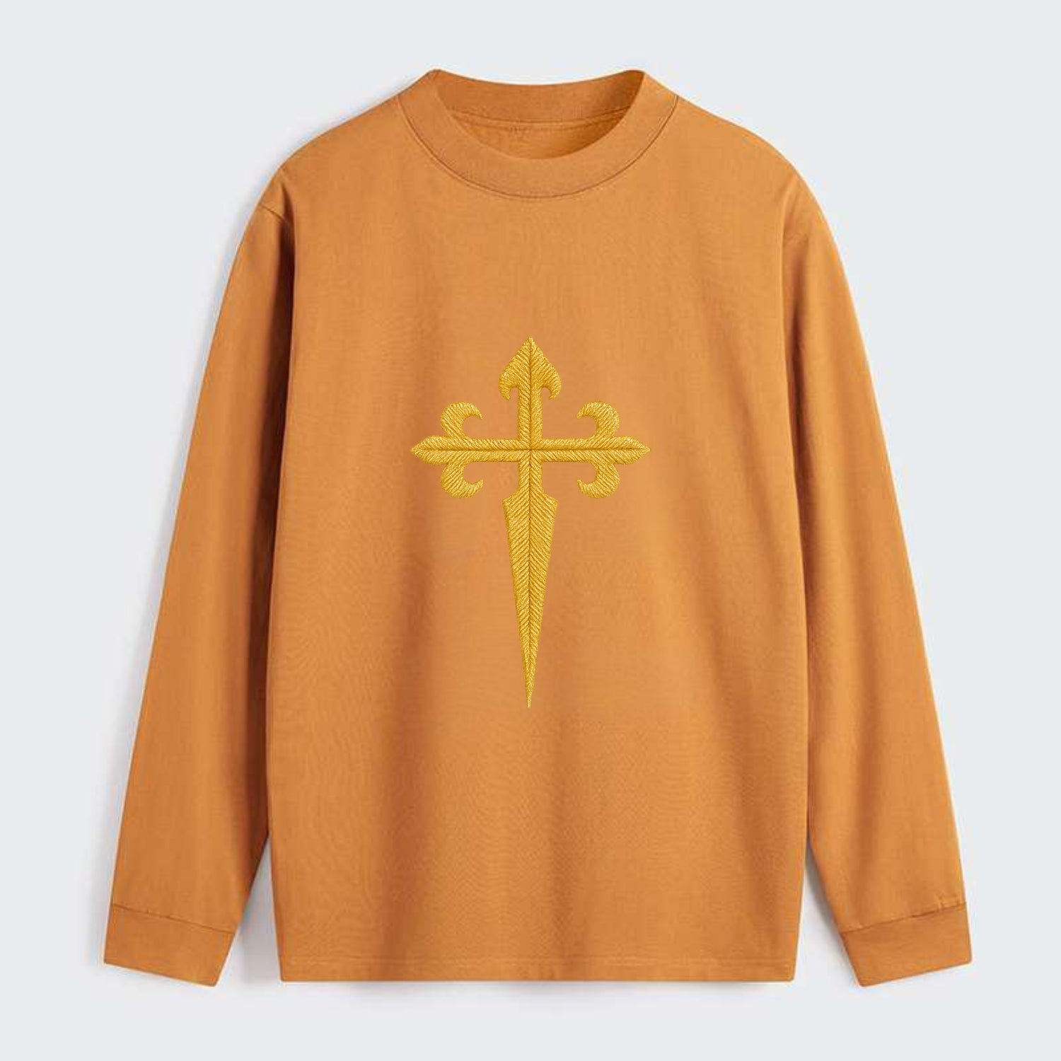Order Of Santiago Cross - Classic Long Sleeve Shirt - Orange