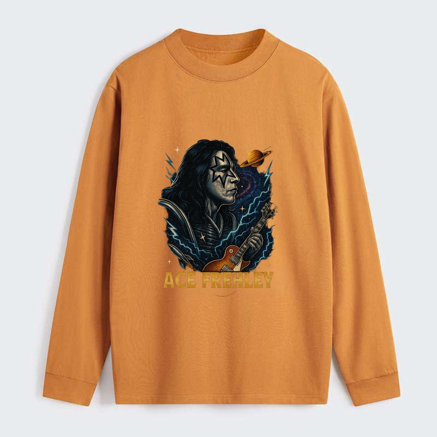 Icon Portrait - Classic Long Sleeve Shirt - Orange