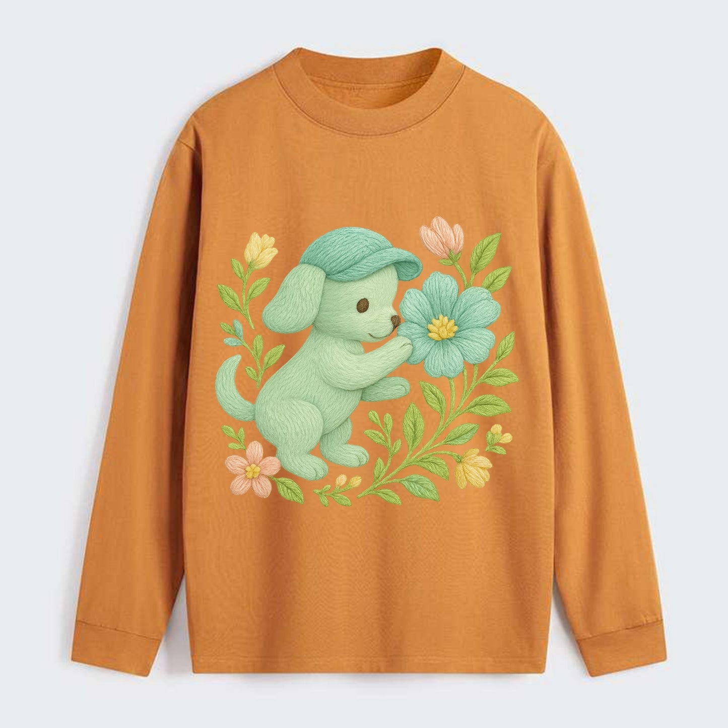 Mint Puppy - Classic Long Sleeve Shirt - Orange